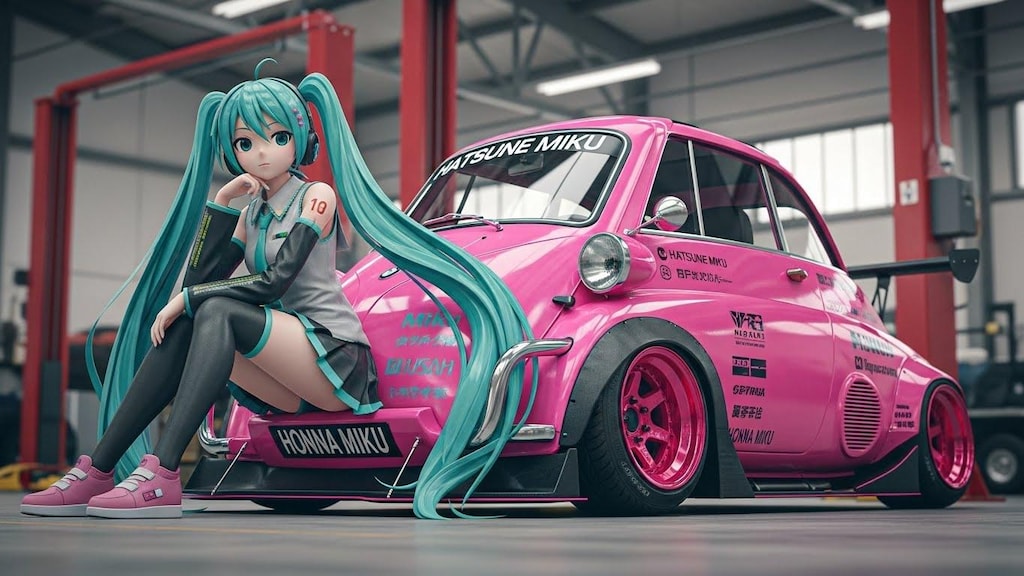 初音ミクとイセッタ