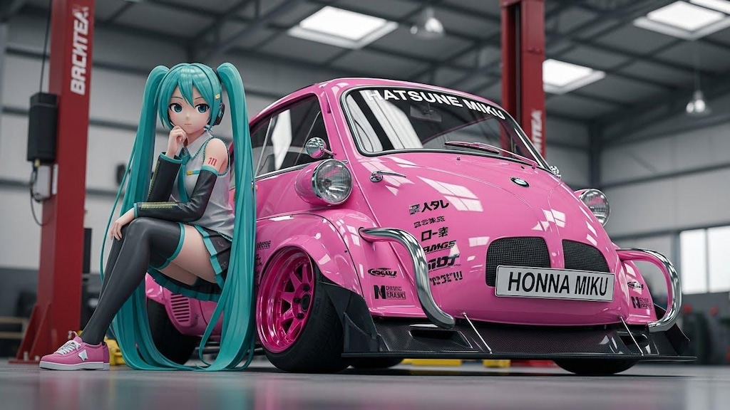 初音ミクとイセッタ