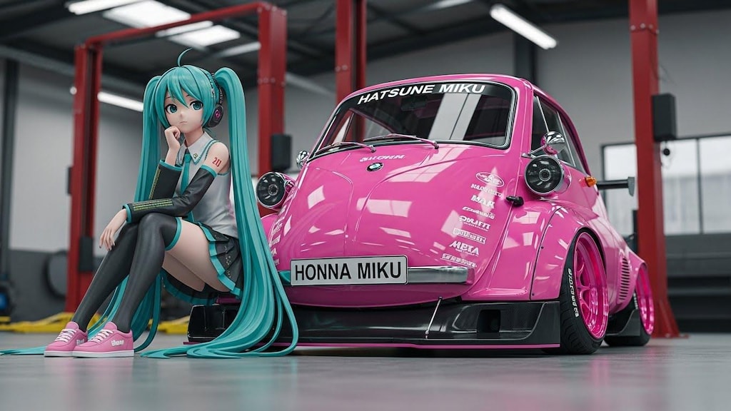 初音ミクとイセッタ