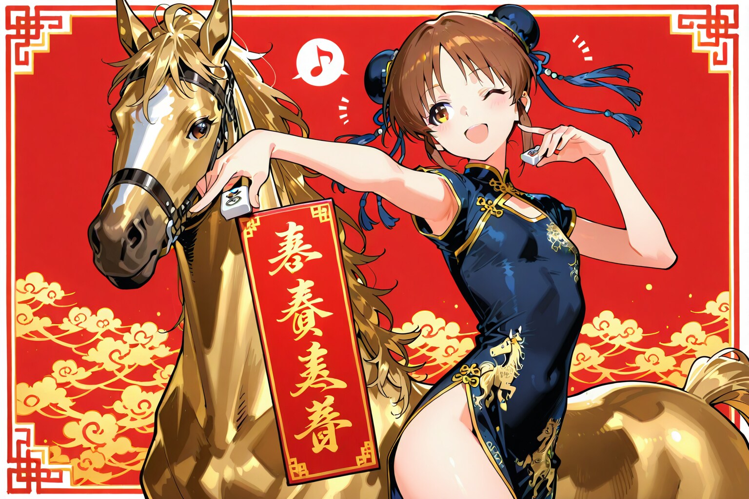午年あけおめ
