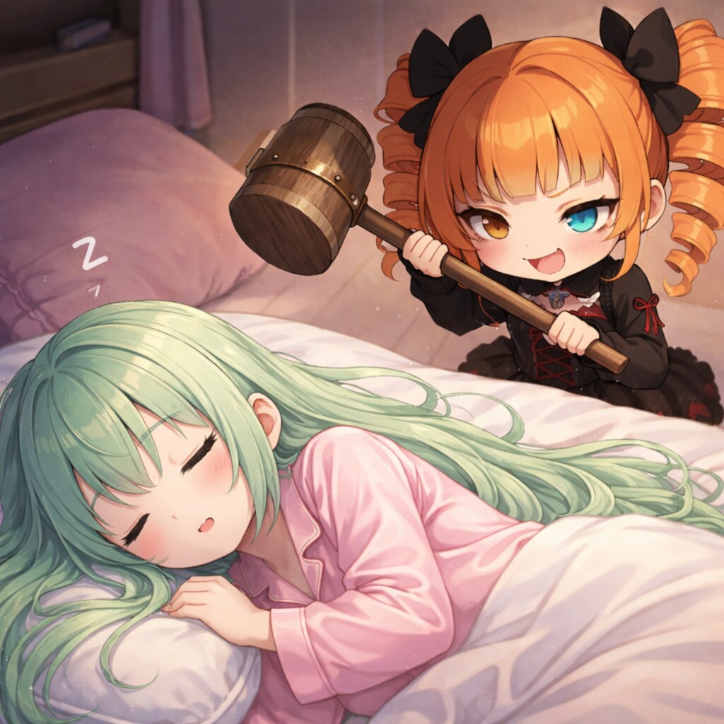 ウチの娘リーダーの座を狙う👿