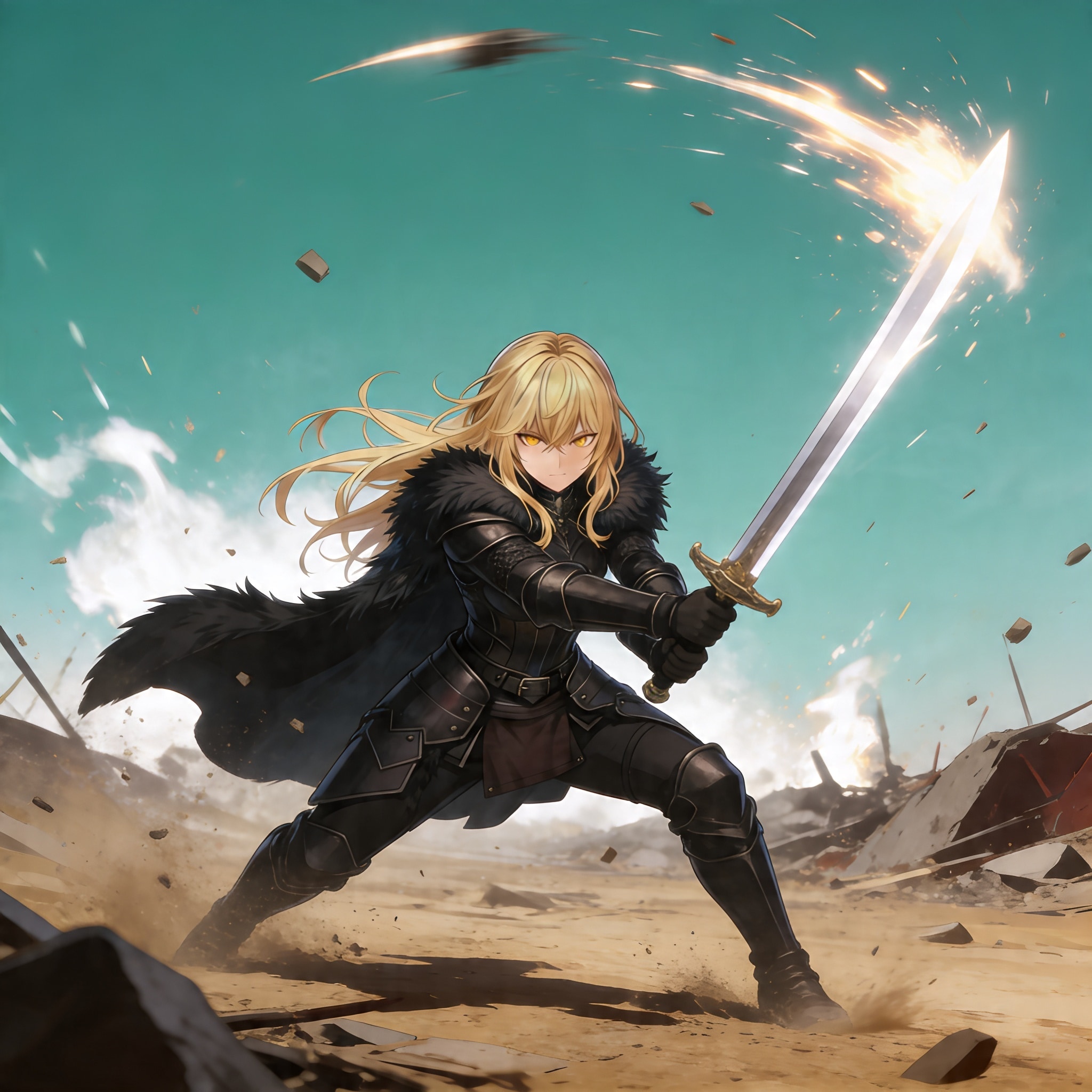 ブロンドの女騎士さん967 | の人気AIイラスト・グラビア