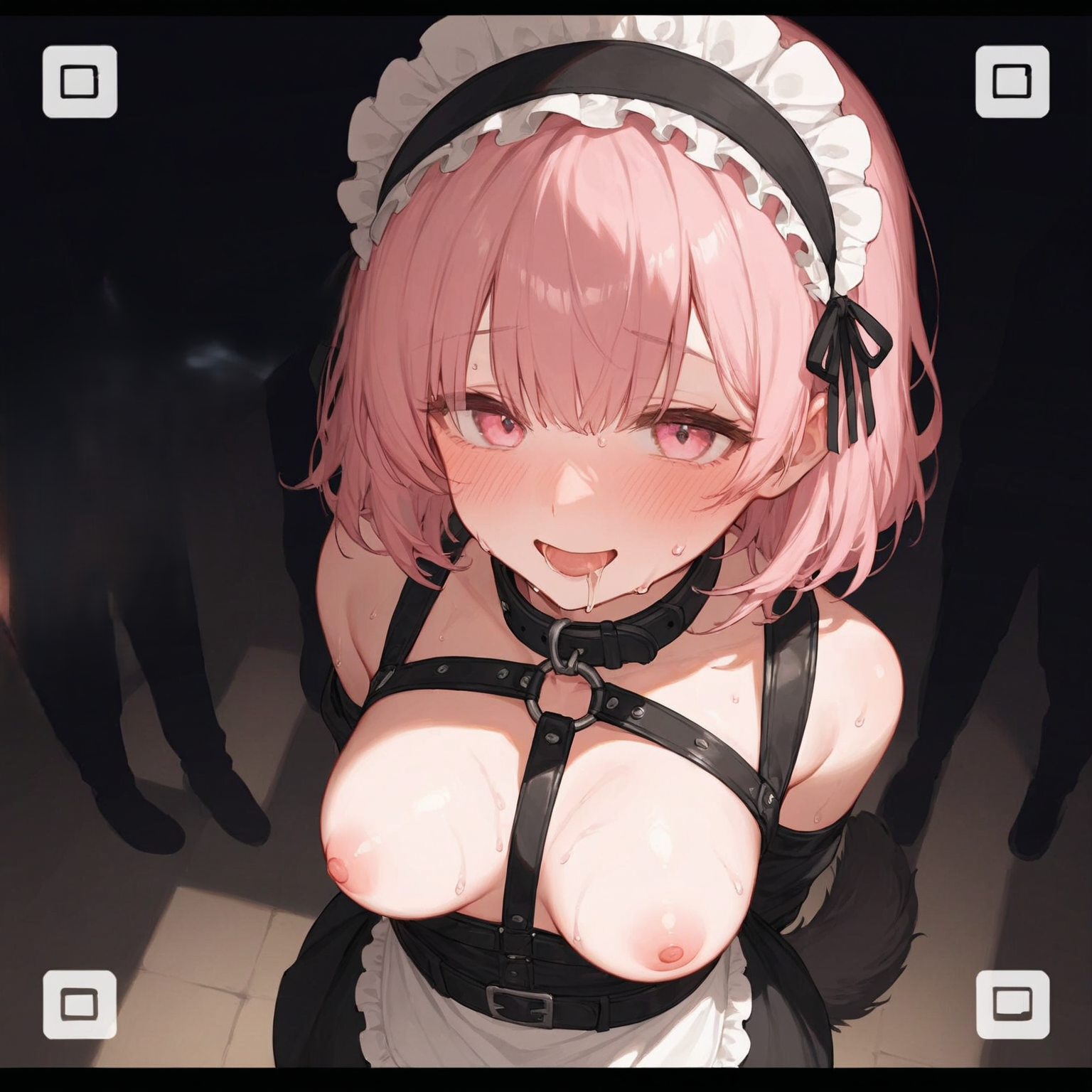 露出撮影会メイドさん