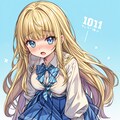 照れる少女 3枚目