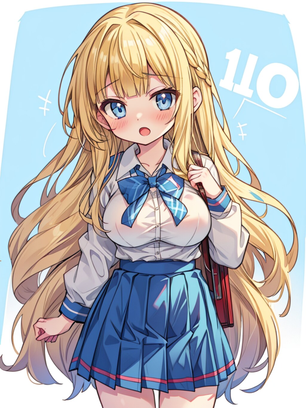 照れる少女