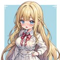 照れる少女 5枚目