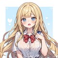 照れる少女 4枚目
