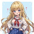 照れる少女 8枚目