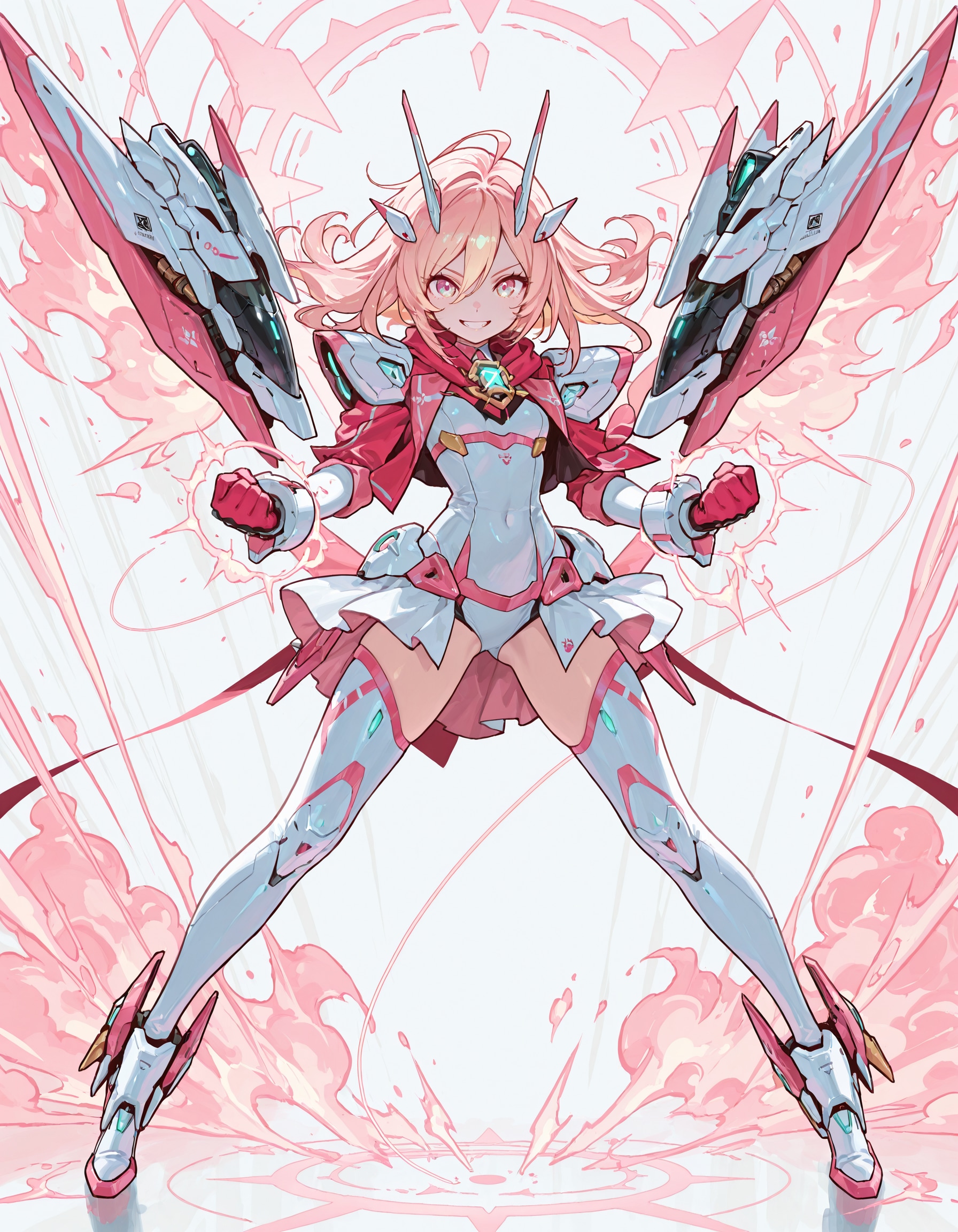 ピンクメカ娘 | の人気AIイラスト・グラビア