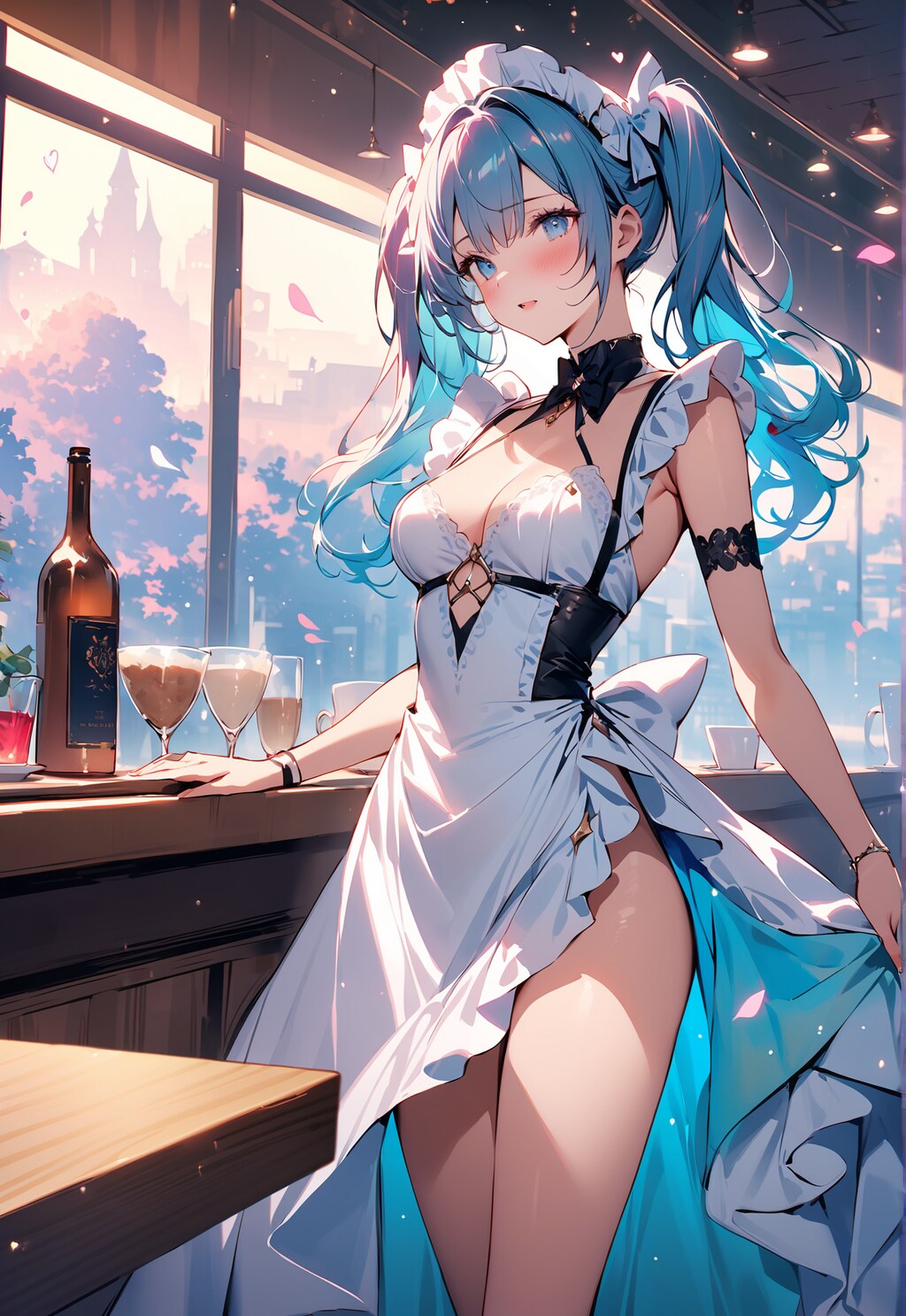 美人ウェイトレス