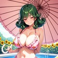 フラワー水着ゆうかりん 3枚目