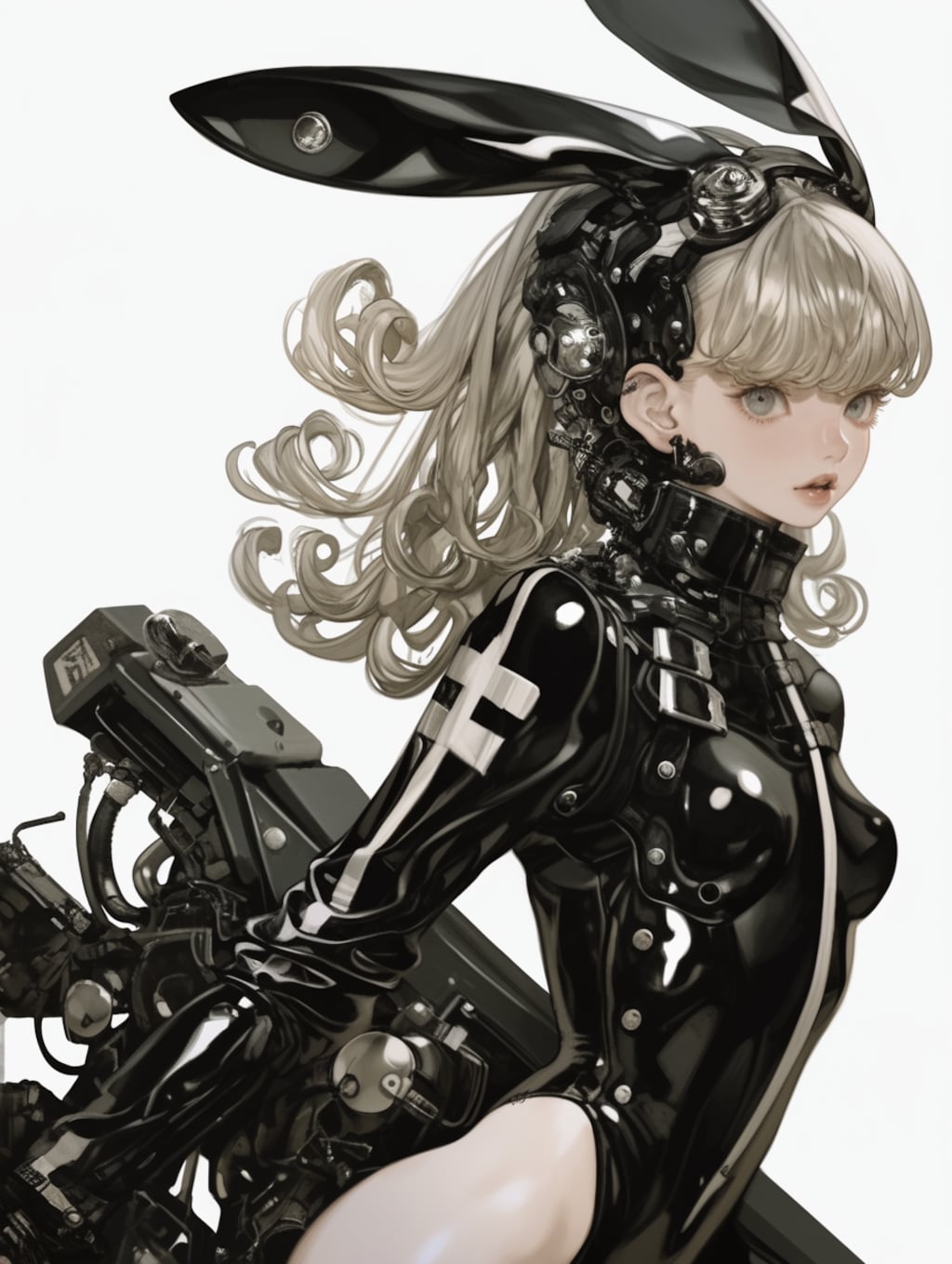 cyborg bunny girl