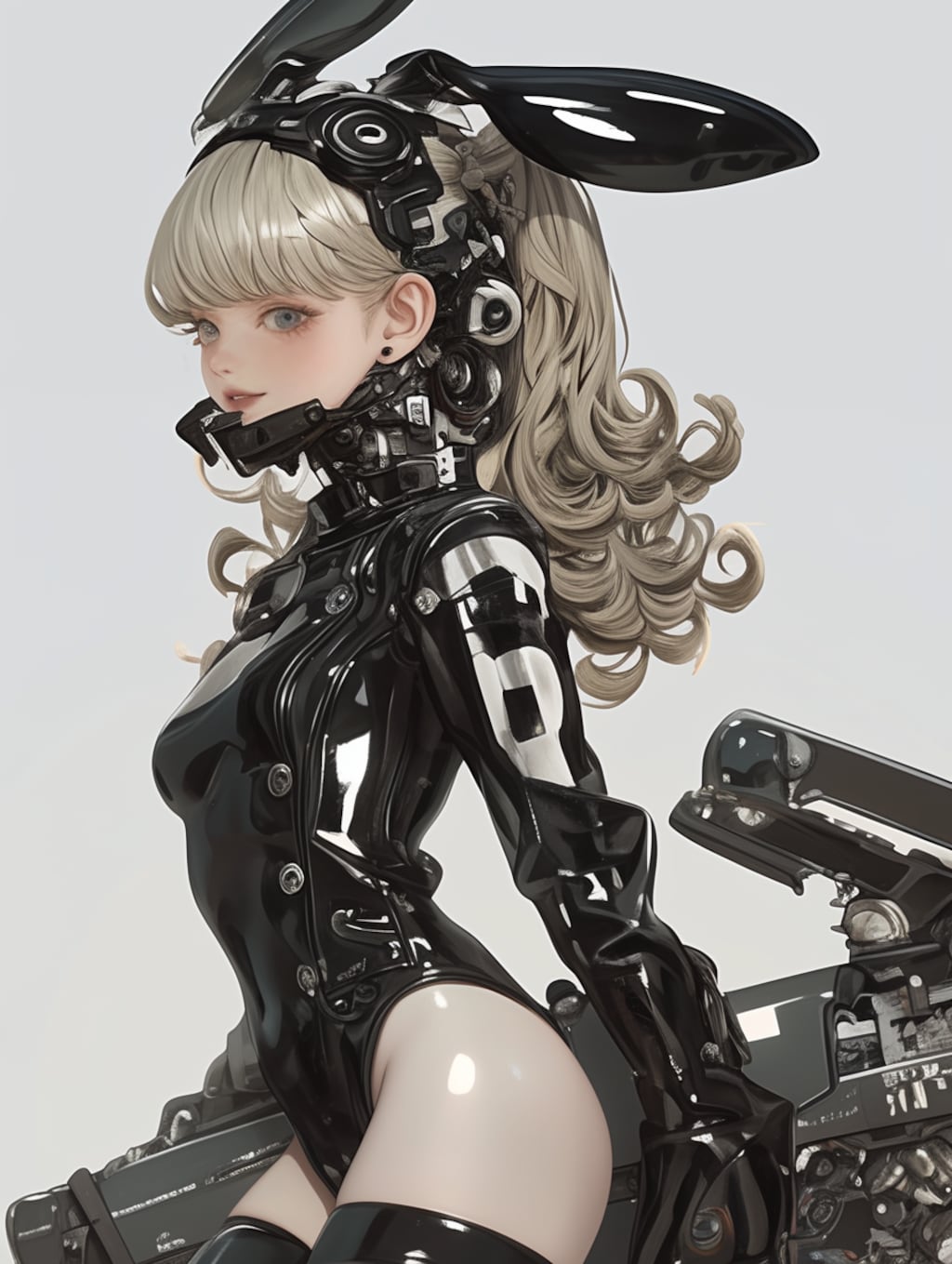 cyborg bunny girl