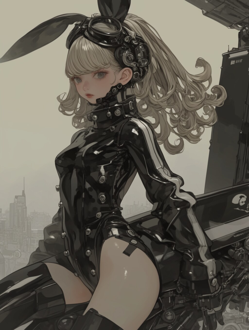 cyborg bunny girl