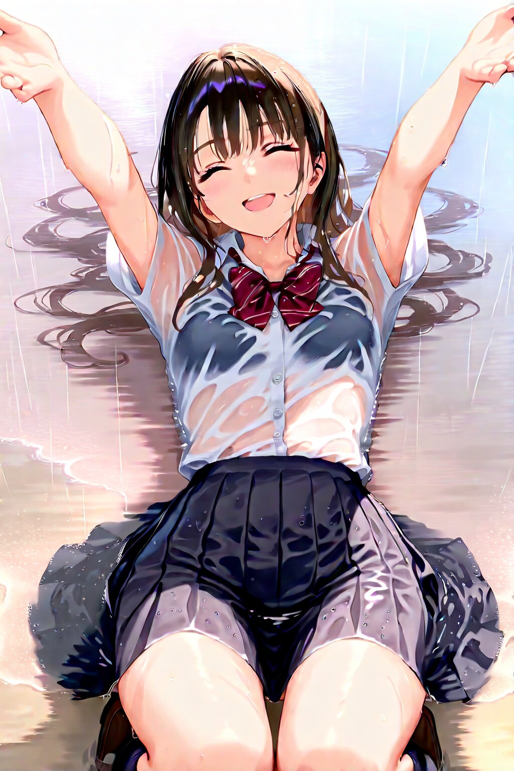 恵みの雨だよ〜