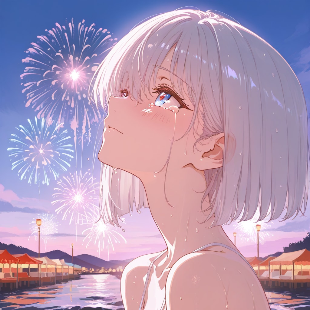 打ち上げ花火で告られて！涙！