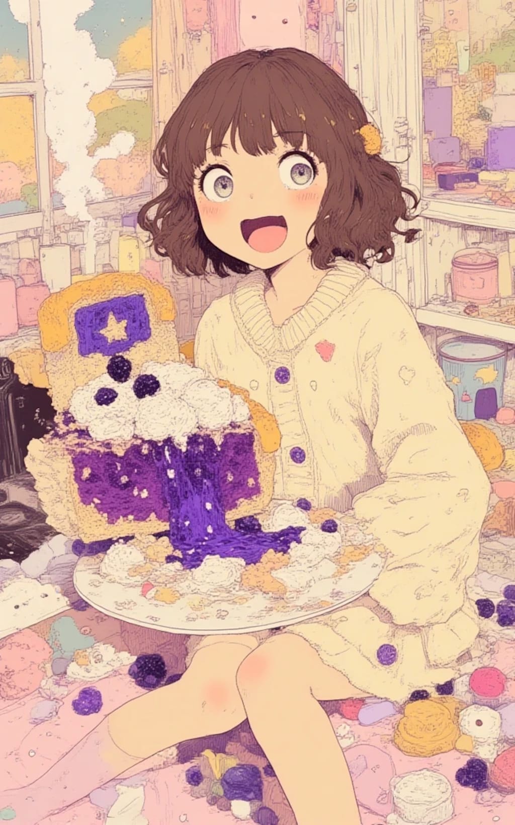 藍苺ケーキはいかがですか