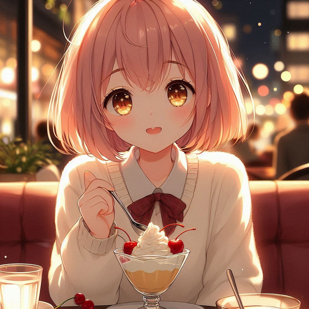 85.「ぷ」→「プリンアラモード」ミラ