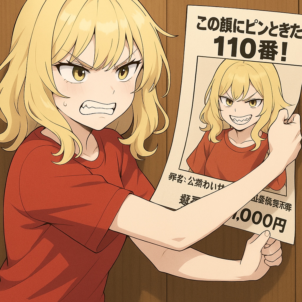 [張り紙見たよ(湖夏が)] 更に罪を重ねる湖夏