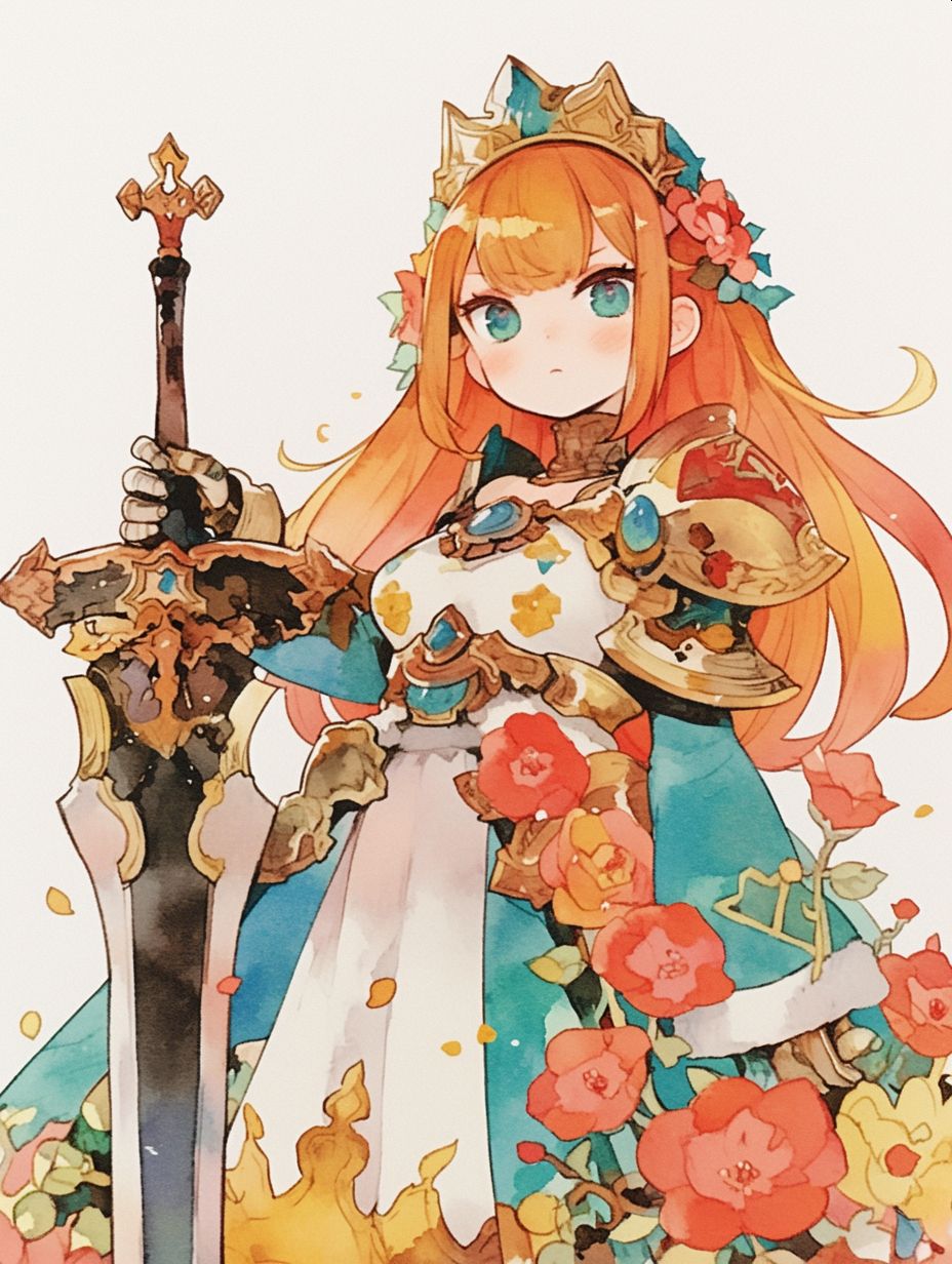 赤髪の姫騎士 | の人気AIイラスト・グラビア