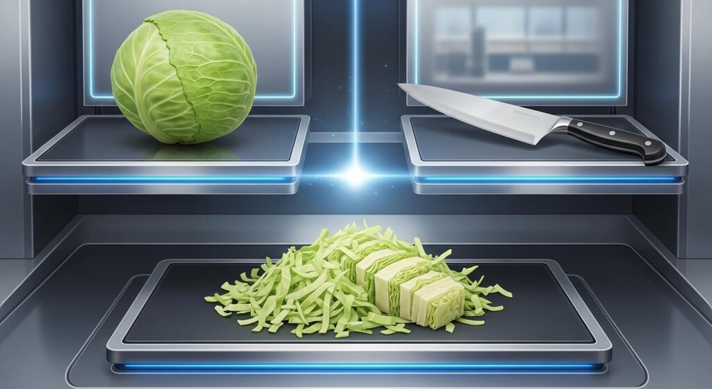 野菜と包丁で合成