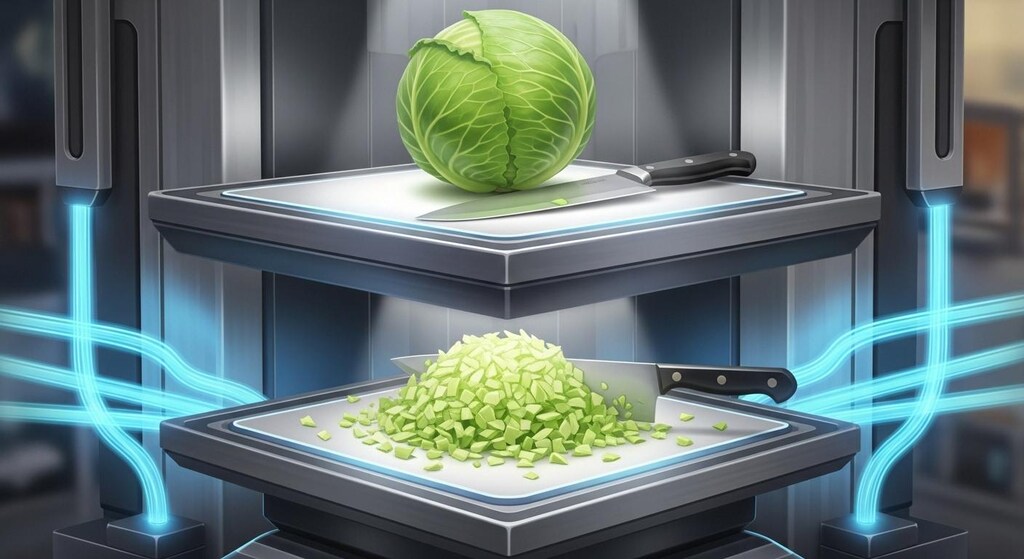 野菜と包丁で合成