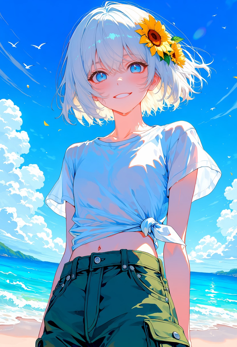 夏はまだまだ | の人気AIイラスト・グラビア