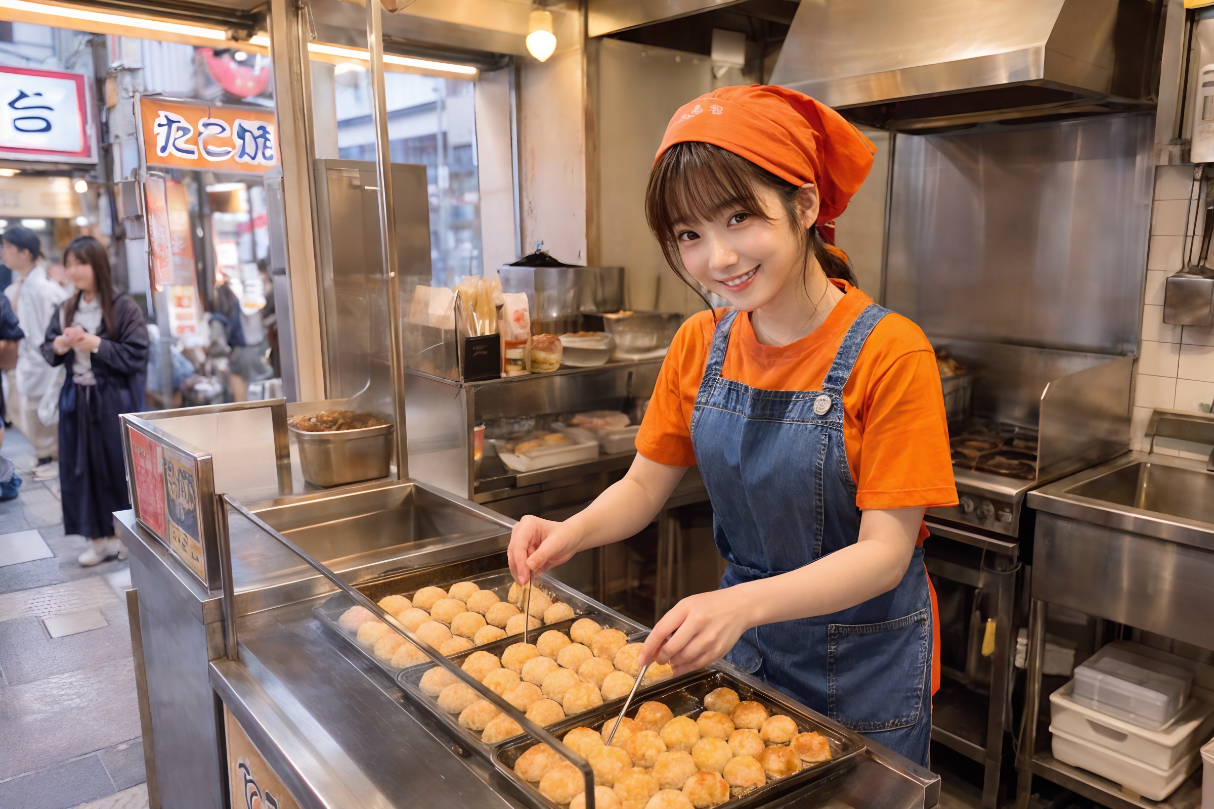 たこ焼き焼きまーす