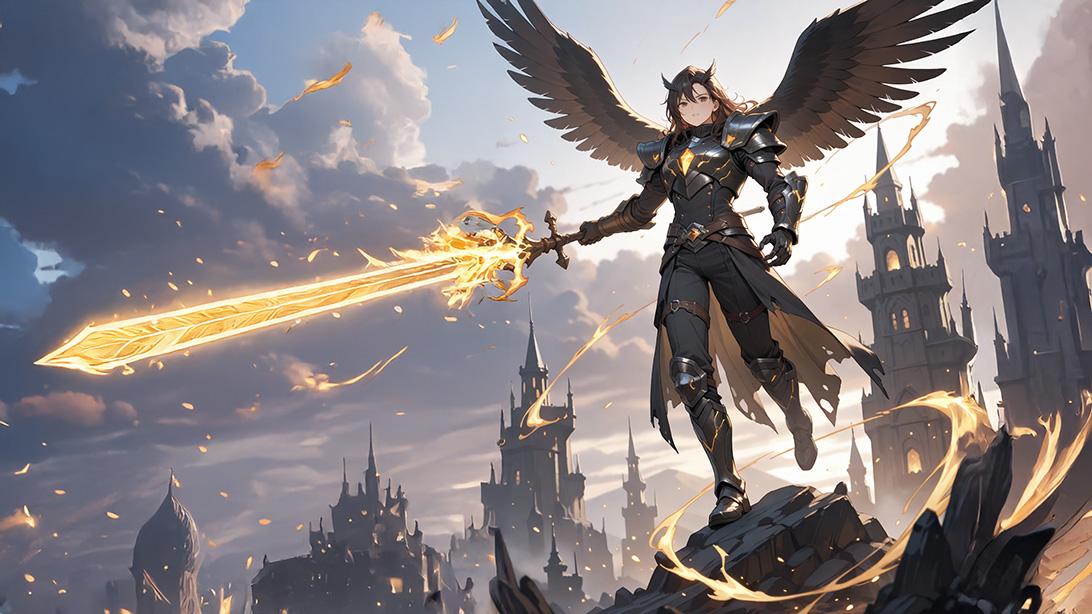 炎の大剣 | の人気AIイラスト・グラビア