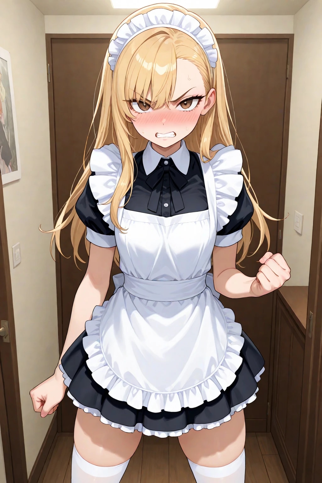 くそっ！こんな格好させやがって…ぶっ飛ばすぞ！
