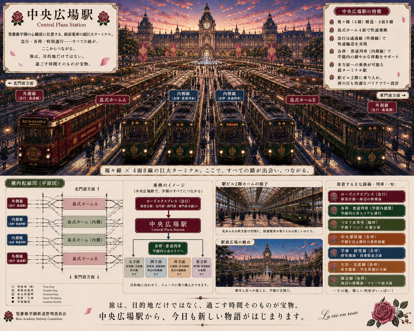 聖薔薇学園編〜中央広場駅〜