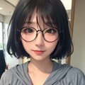 ボーイッシュパーカー眼鏡っ娘 6枚目