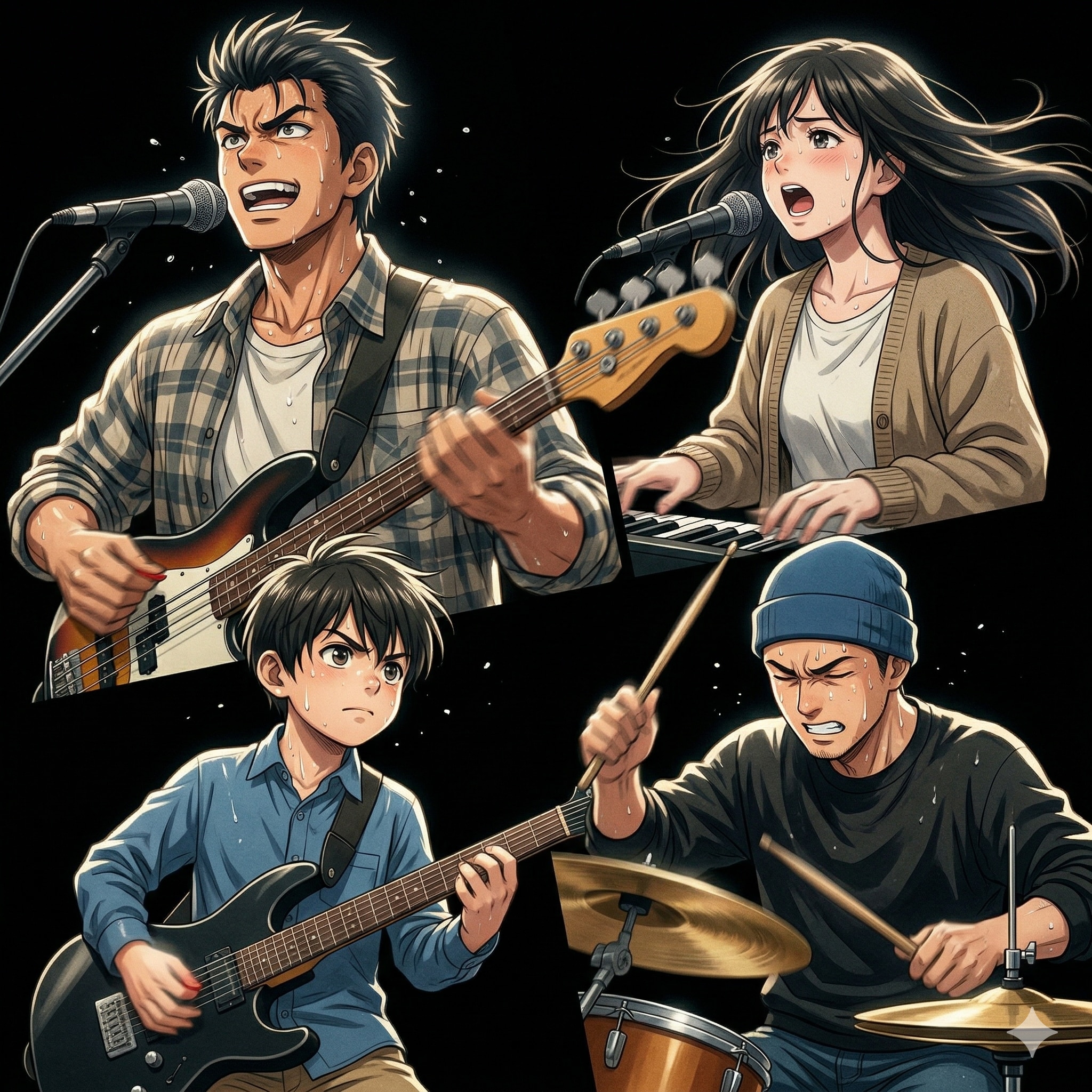 4人組 119 | の人気AIイラスト・グラビア