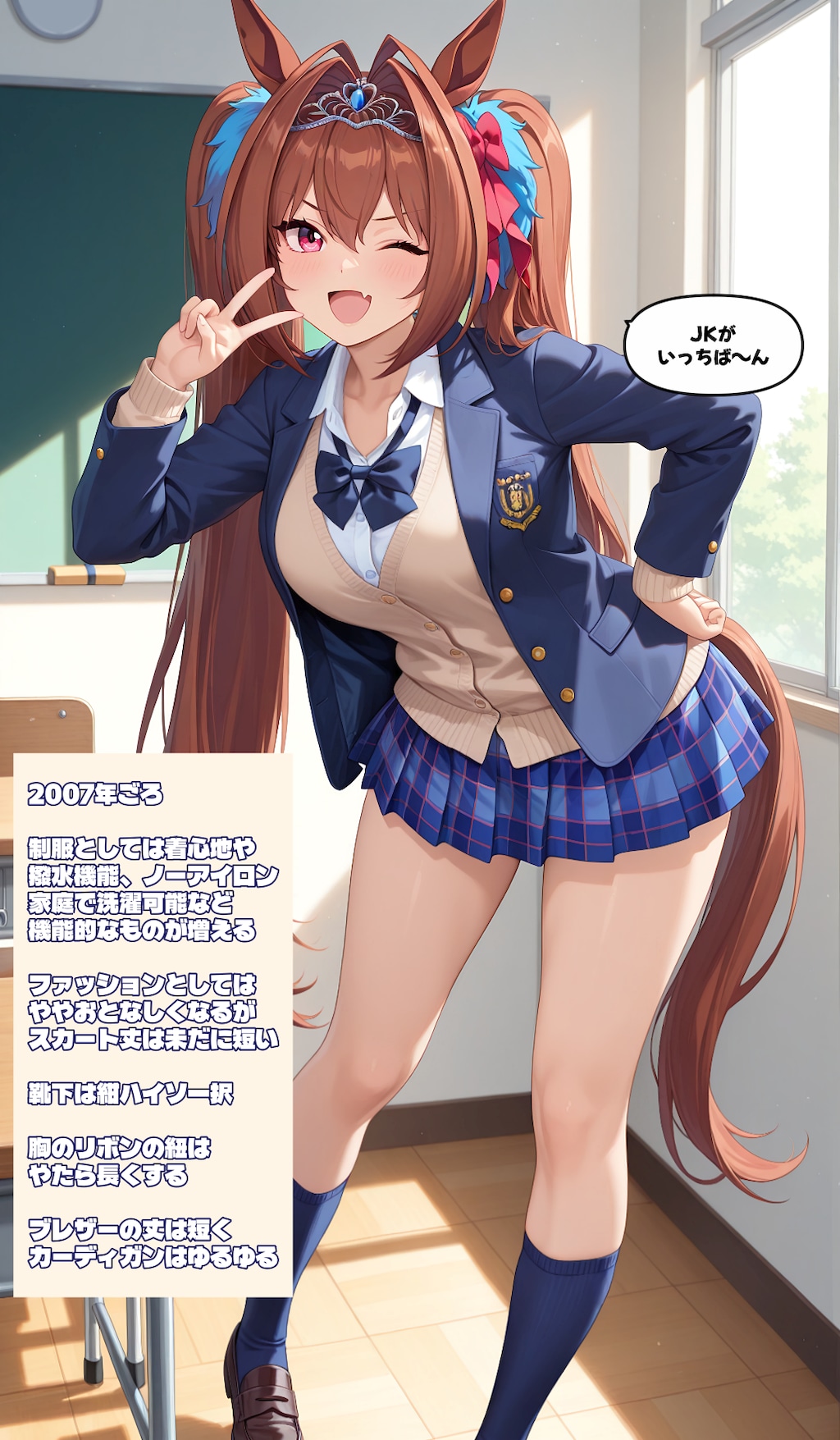 ウマ娘で見る年代別JKの制服の変化解説