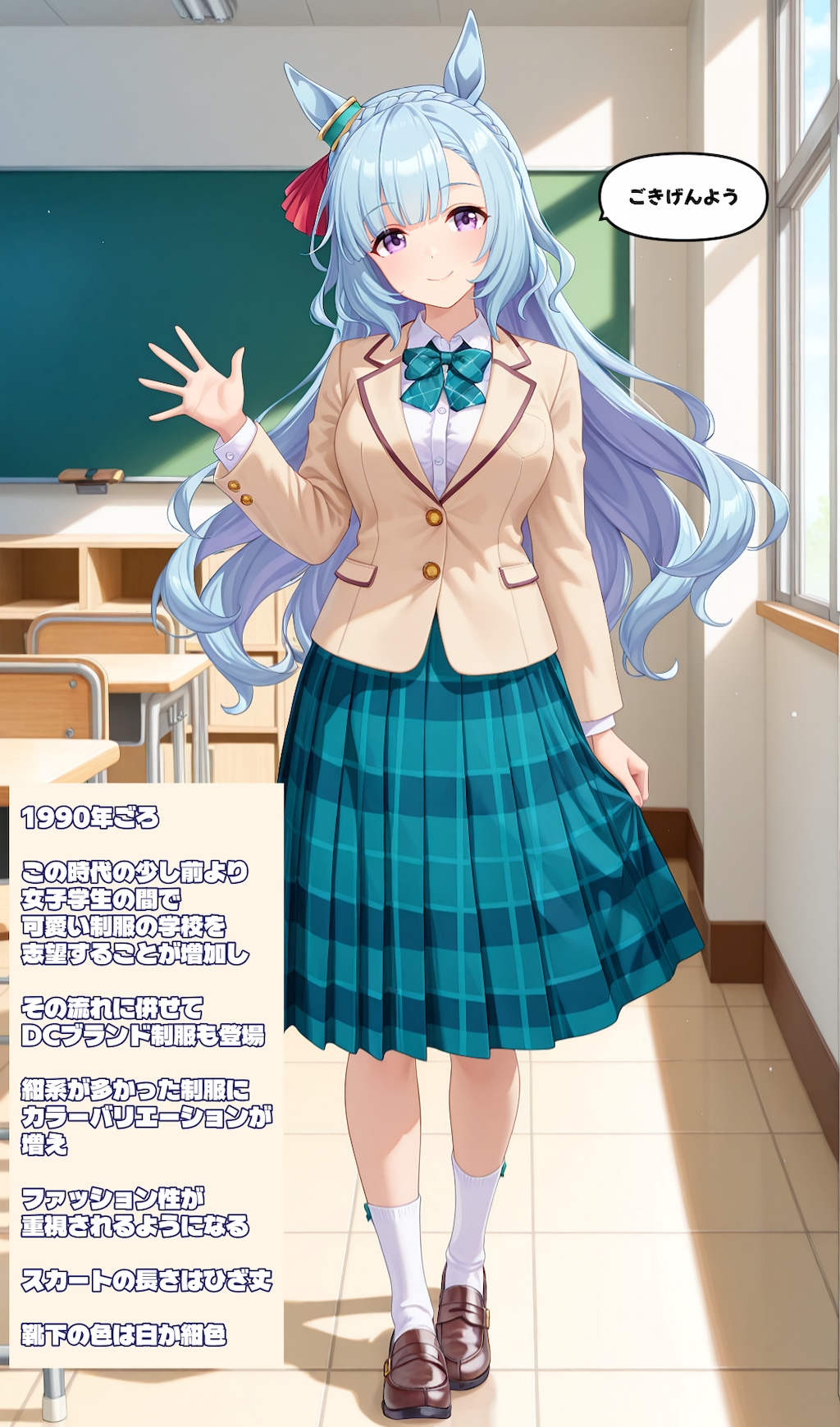 ウマ娘で見る年代別JKの制服の変化解説