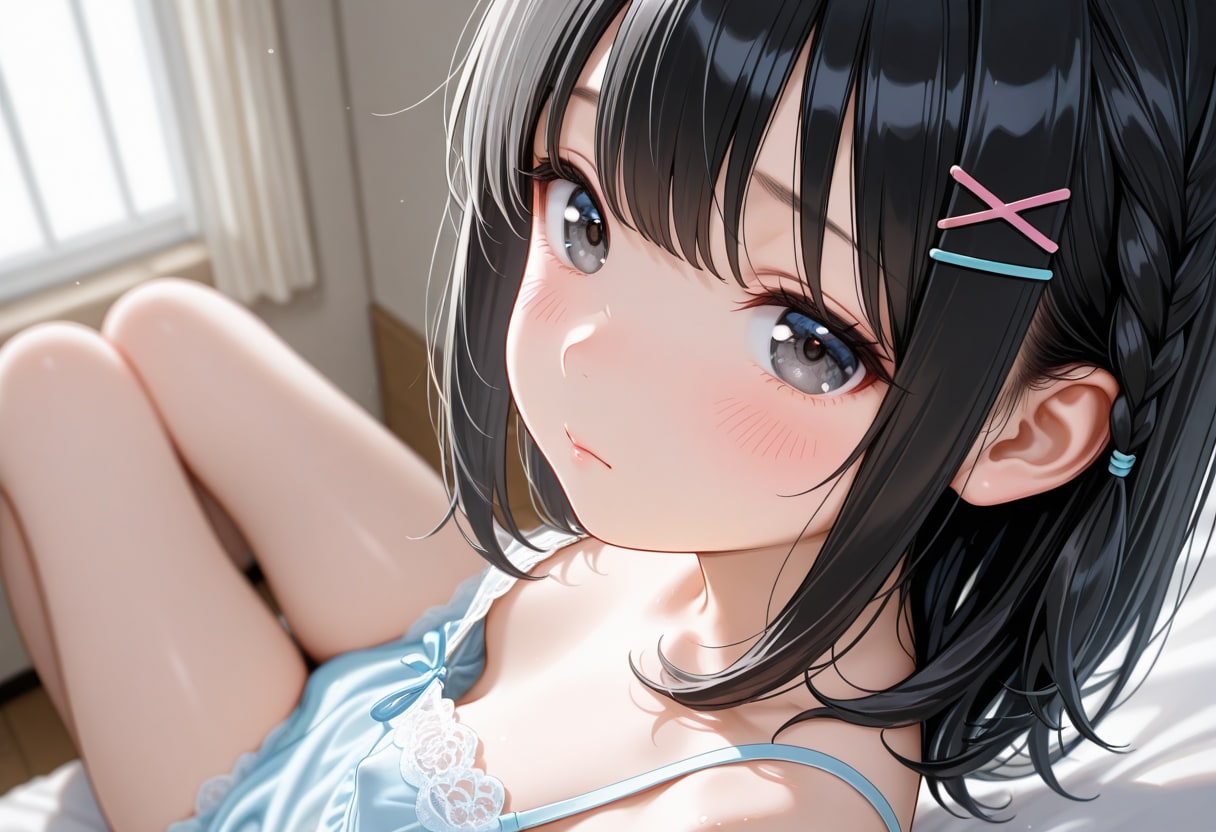 黒髪の美少女(R-15)(436)