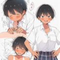 日焼けボーイッシュJK 5枚目