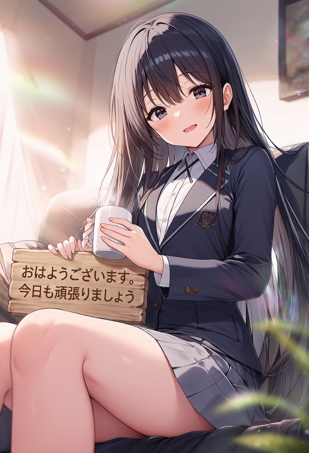 女子高生の朝