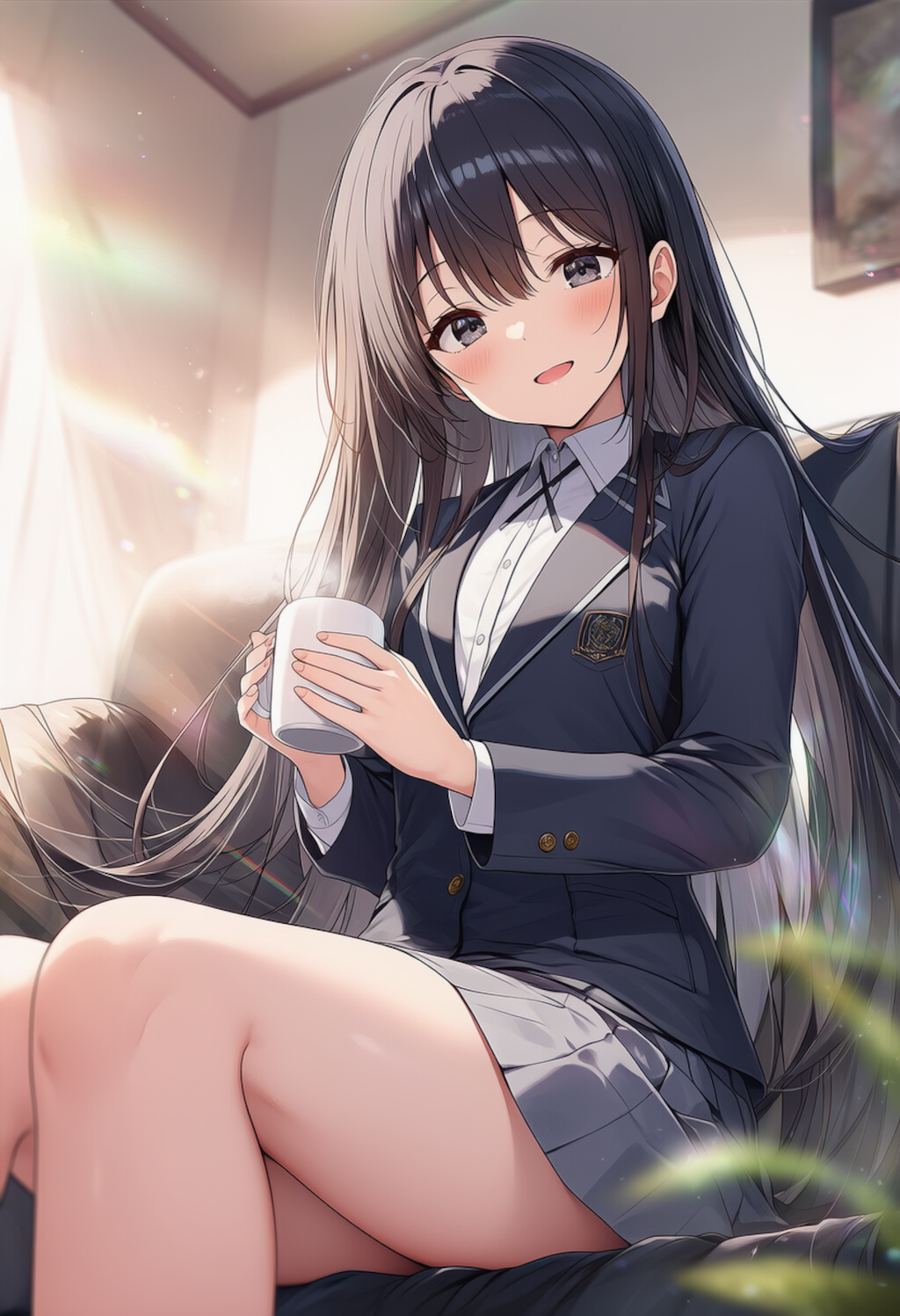 女子高生の朝