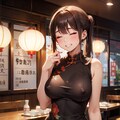 【二次元】ノーブラチャイナ服 3枚目