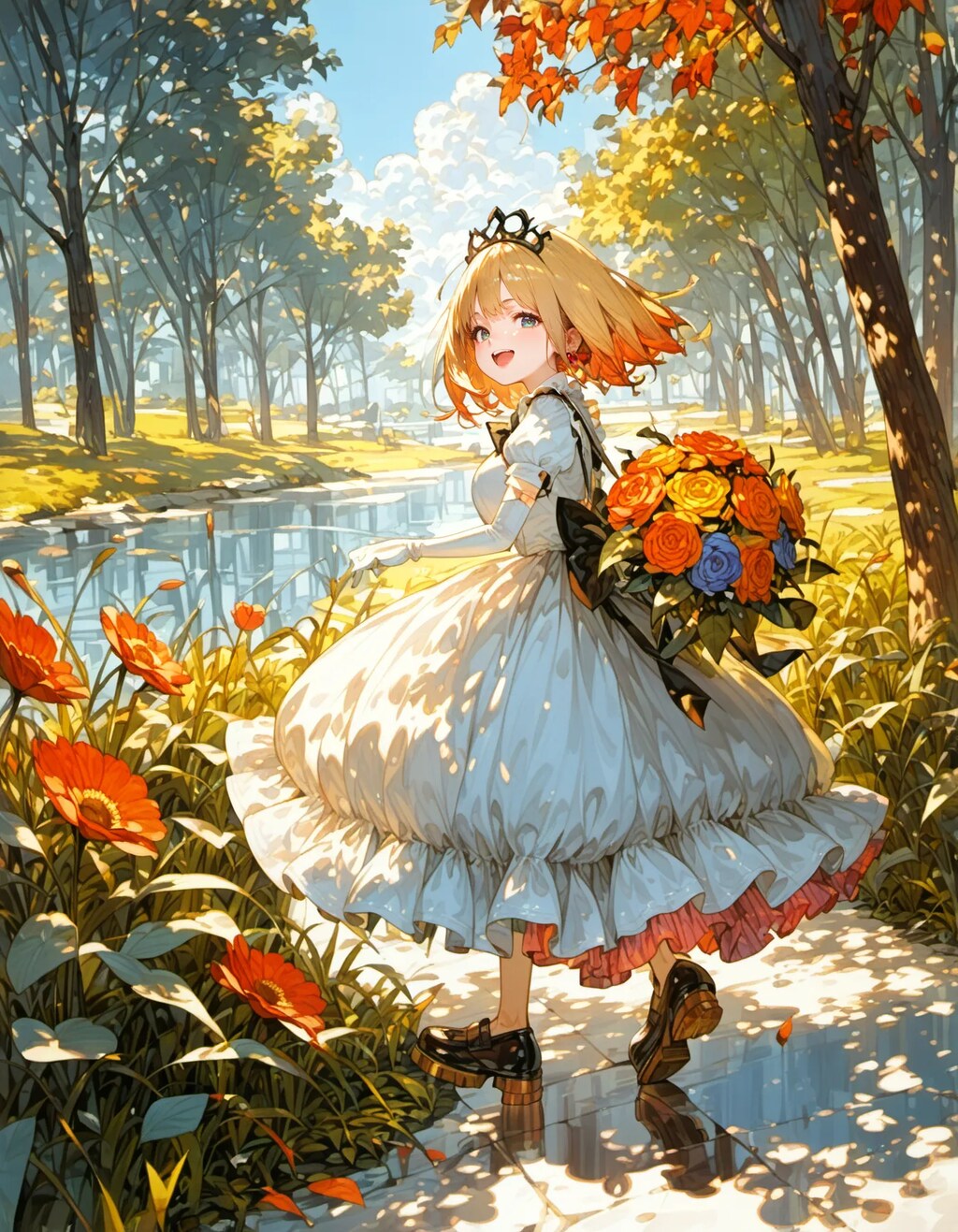 Autumn Queen's Floral Offering