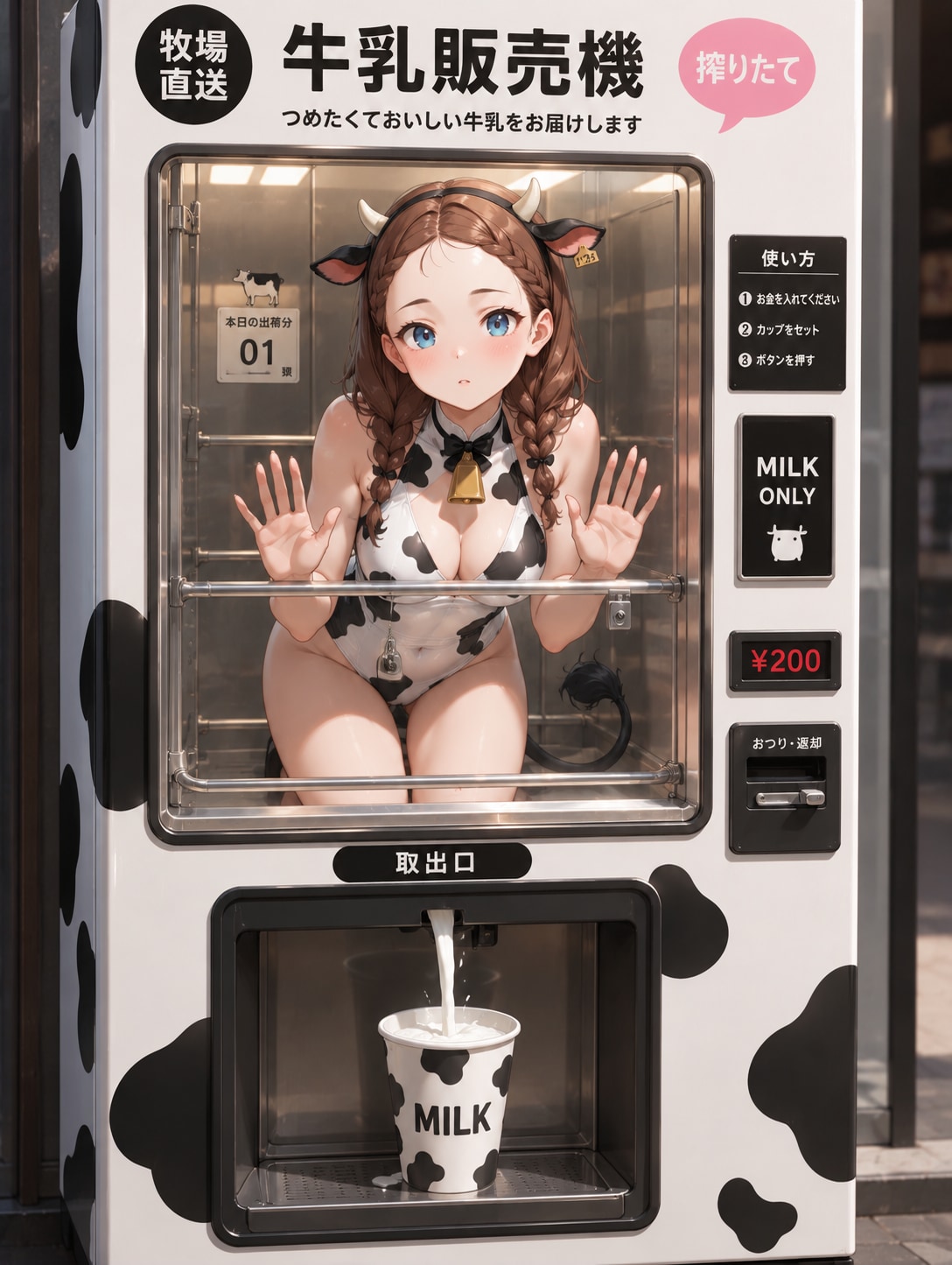 新鮮ミルク（お姉さん牛）