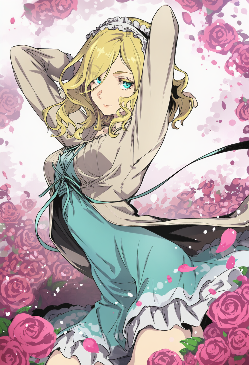 花に囲まれて | の人気AIイラスト・グラビア