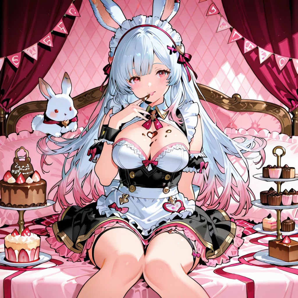 うさぎ×バレンタイン | の人気AIイラスト・グラビア