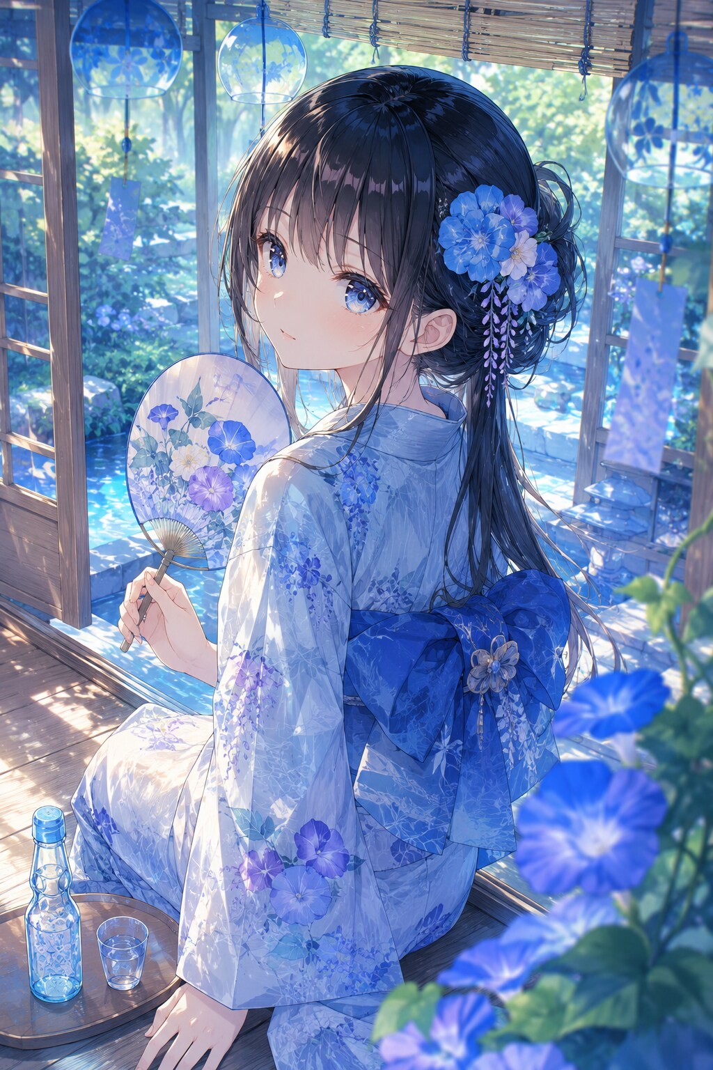 青に染まる夏
