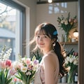 花屋さんの店員 5枚目