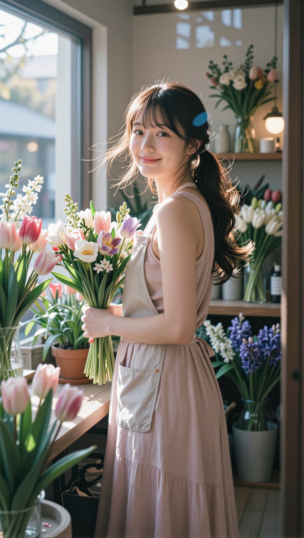 花屋さんの店員