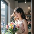 花屋さんの店員 3枚目