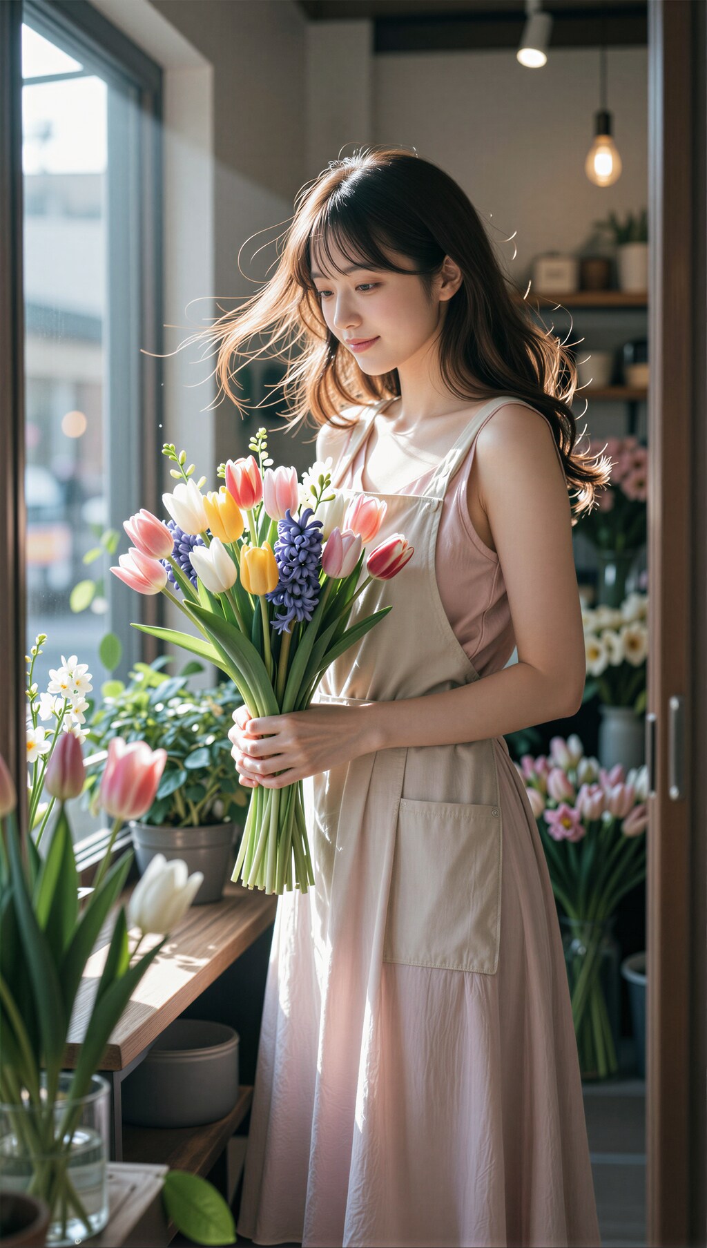 花屋さんの店員