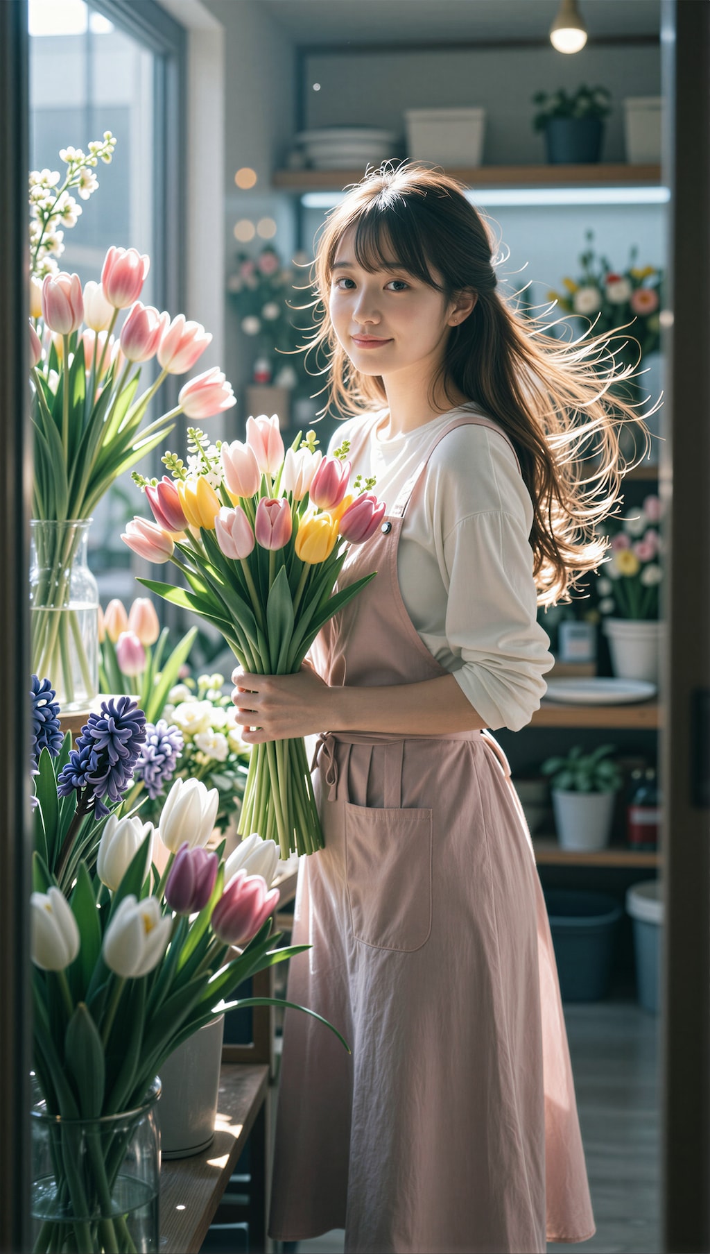 花屋さんの店員
